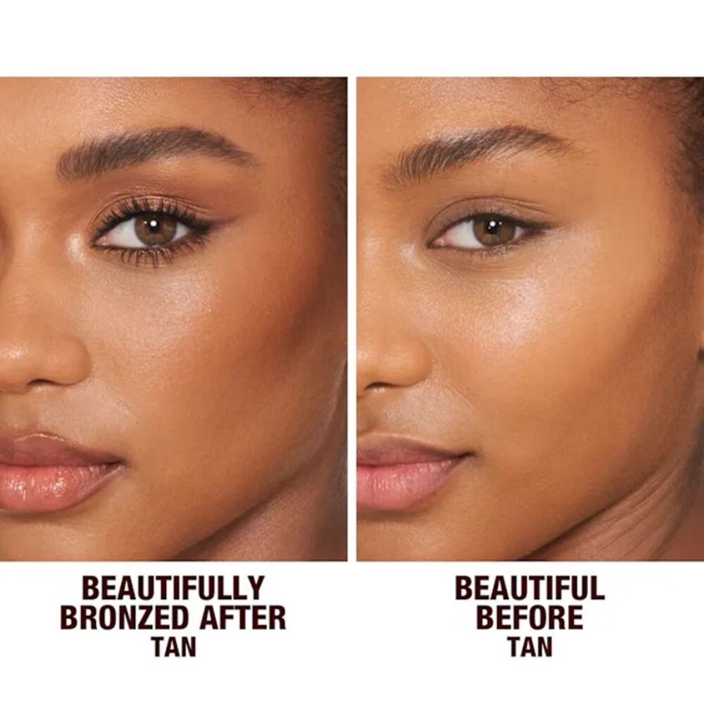 NEW Charlotte Tilbury Beautiful Skin Sun-Kissed Glow Cream Bronzer in 3 Tan - Picture 3 of 6